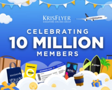 Krisflyer, SIA's lifestyle rewards programme marks 10 million member milestone